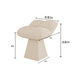 Yunbin dressing table stool bedroom designer creative dressing table makeup stool living room small stool shoe changing stool rotating low stool milk coffee color cannot rotate chenille fabric