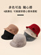 Hengyuanxiang middle-aged and elderly women's autumn and winter mother's woolen hat thickened and warm old lady hat gray one size adjustable