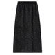Shandubila sheep wool high-waisted skirt for women winter elegant elastic slit straight skirt bright silk knitted slim mid-length skirt