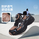 Dr. Jiang Sports Shoes Autumn Boys' Outdoor Breathable Running Shoes 2B16A4011BM Black/Brown 29