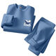 Baleno Boys' Autumn Clothes and Autumn Pants Set Autumn and Winter Home Clothes 2025 New Class A German Velvet Children's Pajamas Blue BNL Cute Shark X+ Blue 120