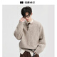 Piaget Zall Wool Henry Collar Pullover Sweater Men's 2025 Autumn and Winter New Commuting Sweater Men Y541511 Coco Brown L