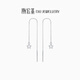 Trendy Acer Platinum Star PT950 platinum ear wire women's earrings as a birthday gift for girlfriend, priced at about 0.8g per pair