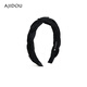 AJIDOU Ajidou hair accessories women's black fashion headband fabric hair accessories high skull headband black 1 piece