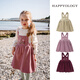 Happyology British children's autumn and winter clothing children's clothing cotton corduroy skirt girls embroidered suspender skirt