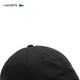 Crocodile (LACOSTE) accessories solid color unisex baseball cap peaked cap hat RK0440 031/black TU