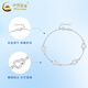 CHINA GOLD PT950 Platinum Fulu Gourd Bracelet for Women New Platinum Valentine's Day Birthday Gift for Girlfriend and Wife Platinum Fulu Gourd Bracelet About 3g Heart-beating Gift Box