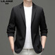 LILANZ 2025 Men's Casual Suit Autumn New Slim Single Suit Jacket Men's Fashion Korean Thin Suit Gray 22301 M 170