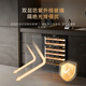 Bacchus YC-150 red wine cabinet 82cm high embedded seamless 51 bottles thermostatic cabinet multi-function constant humidity wine cabinet air-cooled frost-free double-door home living room kitchen cabinet first-class energy efficiency - single temperature side light strip frost-free air-cooled wine cabinet 150L
