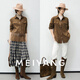 MEIYANG Makino Shirt Amber Streamer Mist Suede Lapel Button-Down Shirt Loose Fashionable Winter New Style Camel M