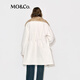 MO&Co. Down Jacket 90 Duck Down Windproof and Breathable Light and Warm Roaming Series Moanke Beige XS /155