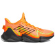 Adidas Mahomes1ImpactFlx shock-absorbing, non-slip, wear-resistant low-top training shoes for men, orange and black 46