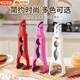 First idea (CHUGOUXIANG) three-in-one anti-scalding clip to open bottle caps, kitchen high temperature resistant multi-functional clamp, microwave oven silicone vegetable cooking pot artifact, rose red