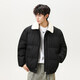 VUUG outdoor winter clothing functional wind cotton jacket men's American fashion trend cold-proof plus velvet jacket men black S