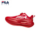 FILA Children's Shoes Running Shoes 2026 Spring New Year Men's and Large Children's Sports Shoes Super Running 6 Dark Red/Fiery Red-FH 33 Inner Length 20.5cm