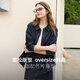 Tricolor 100 cotton 2026 spring new retro washed denim shirt loose long-sleeved shirt top M deep sea blue M 160/84A