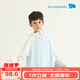 Liyingfang Liyingfang sun protection clothing children's sun protection clothing summer light coat hooded small cape style sun protection clothing 2025 new product sea salt blue 90 cm