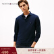 Tommy Hilfiger25新款秋冬男装商务休闲纯色小绣标修身长袖T恤POLO衫