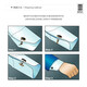 
KFLK high-end shirt cufflinks sleeve nails men's shirt business movement mechanical French cuff button nails metal Cfflinks F885 gold