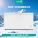 Hisense Glacier Series 418-liter single-temperature household commercial freezer first-class energy efficiency deep-freezing quick-freezing frost-reducing freezing and preservation BD/BC-418ZFKMHX refrigerator