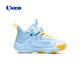 Jordan children's basketball shoes children's spring and autumn sports shoes boys' dense mesh training children's shoes Glacier Blue/Jordan White 28