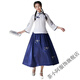 Tea Xiao Amin National Style Male and Female Student Clothing May Fourth Youth Clothing Class Clothes Stage Performance Chorus Clothing Chinese Style Performance Clothing Women's Suit Top + Skirt XL
