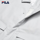 FILA official men's cotton jacket 2026 spring new fashion casual lapel jacket simple and comfortable jacket void gray-GY M 170/92A/M