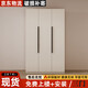 Wardrobe solid wood household bedroom door cabinet large wardrobe cream light luxury simple large simple wardrobe assembly three door single cabinet master installation