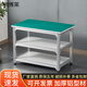 Qiao Bo Lai aluminum profile anti-static workbench workshop packing table adjustable operating table aluminum alloy two- and three-layer inspection table aluminum alloy frame 120*60*75 three-layer workbench