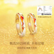 GLTEN Rizhao Jinshan couple's ring silver ring couple's light luxury high-end niche birthday gift for girlfriend and wife
