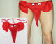 Fantasy Men's G-string Couple Flirting Sexy Uniform Temptation One-piece Suspender Panties Sexy Sexy Suit Underwear Elephant Sexy T-Pants Red One Size