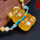 Amber School, one object, one picture, one certificate, beeswax pendant for men and women, natural amber necklace, Russian material, no cracks, pendant, 15.94g, 25*17*12mm