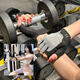 LULULEMENG-YOGA yoga sports gloves for men and women outdoor bicycle half-finger anti-slip gloves shock-proof fitness cycling gloves A03 Yanhong S for girls with small hands