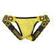 0850 Douyin Kuaishou live broadcast popular men's thong low-waist solid color cotton comfortable and breathable underwear yellow M