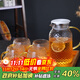 MULTIPOTENT glass set cold drink cup juice cup milk cup 2L cold kettle forest 1 pot 4 cups with bamboo tray