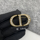SNQPCD brooch letter brass diamond brooch simple temperament 2025 new fashion corsage sweater style coat suit pin CD diamond brooch