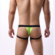 Bagged new genuine quick-drying men's butt lift thong personalized fashionable low-waist underwear breathable polyester underwear black S 90-110Jin Jin equals 0.5 kg