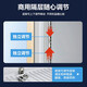 Rongshida display cabinet large capacity beverage beer supermarket fresh-keeping vertical commercial refrigerator direct cooling air-cooled glass door display cabinet freezer display cabinet white double door 728L [Shop manager's recommendation] Luxury circulation air-cooled frost-free