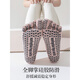 Five-finger yoga socks slip-on women's mid-calf socks indoor fitness Pilates split-toe training sports floor socks black + dark gray 2 pairs one size fits all __boneless_five-finger non-slip sports