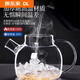 The same model as Fat Donglai recommended by Yangma. Fireside teapot, glass teapot, special pot for making tea, household cold boiling kettle, open fire electricity, upgraded thickened steel lid teapot, height 1.8L or more