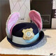 Judy Hat Rabbit Police Officer Headwear Cos Costume Zootopia Children's Top Hat Headband Universal Studios Show Judy Hat Adult Version (57cm)