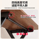 Folding table, removable desk, new computer table, small dining table, home study table, simple rental house bedside table, installation-free 80*40 walnut study table - 4-speed lifting