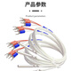 QANTOP Pt100 platinum thermal resistance rolling groove temperature sensor waterproof high temperature probe Class A (0.5 meter wire) accuracy 0.1