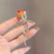 SNQP golden rose brooch, feminine corsage, creative large pin, suit coat accessories, gift, golden rose brooch