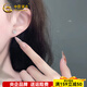 CHINA GOLD platinum earrings pure white swan foot platinum earrings as a birthday gift for my wife, about 1.99g