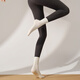 Mianciyuan (MIANCIYUAN) yoga socks, anti-slip, Pilates-specific mid-calf socks, adult fitness indoor training sports mid-calf socks, white, one size fits all, 35-40, imported rubber that does not fall off/five fingers flexible and breathable