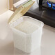 Rice bucket household large bucket noodle grain storage special bucket moisture-proof and insect-proof sealed rice vat clothing storage box thickened transparent 10Jin Jin equals 0.5kg with rice cup