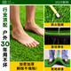 Fake turf simulated lawn green carpet outdoor artificial plastic artificial bionic outdoor insulation fence football field 2 cm newly upgraded encrypted high-quality spring grass 4 square meters 2 meters wide * 2 meters long