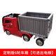 Keshe semi-trailer truck model simulation remote control RC head children's electric car four-wheel container large truck child car standard white four-wheel drive + foam soft tires + leather seats + four-wheel drive