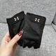 LULULEMENG-YOGA yoga sports gloves for men and women outdoor bicycle half-finger anti-slip gloves shock-proof fitness cycling gloves A03 Yanhong S for girls with small hands